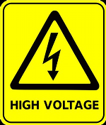 danger, high voltage